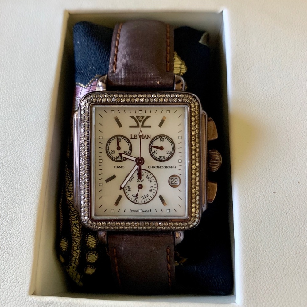 Le Vian Swiss Chocolate Diamonds Watch